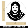 thumbnail image 2 of Hijab Muslim Woman Self-Inking Rubber Stamp Ink Stamper - Black Ink - Medium 1 Inch, 2 of 7