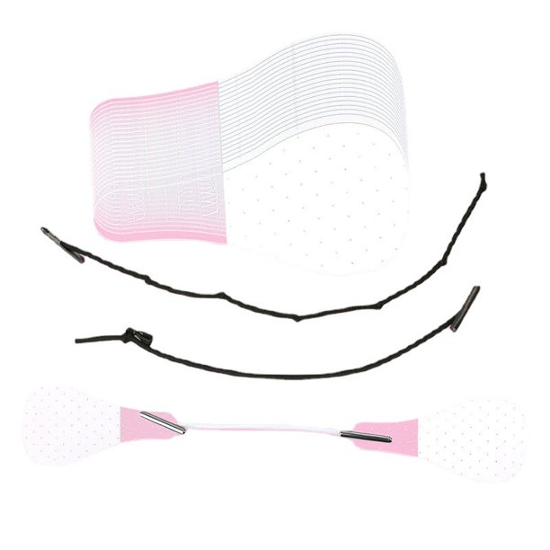 Cinta de estiramiento facial de 108 piezas, cinta de levantamiento facial invisible, cinta facial instantánea de alta elasticidad en forma de V, cinta de estiramiento facial para rostro invisible