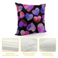 thumbnail image 4 of FUMJ  Animal Theme Pillow Cover Print Purple Blue Cute Animal Paws Print Square Throw Pillow Cover for Bed or Sofa Decor Watercolor Pastel Style Decorative Cushion Cover, 4 of 5