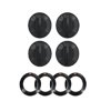 Range Kleen 16-Piece Replacement Knob Kit for 4 Knobs, Gas Ranges, Black