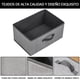 thumbnail image 4 of Juego de 4 Cubos de Almacenamiento de Tela Plegables, Cajas Organizadoras Lavable para Armarios, Estantes, Ropa, Juguetes, Guardería, 15.7" x 11" x 7.9, 4 of 8