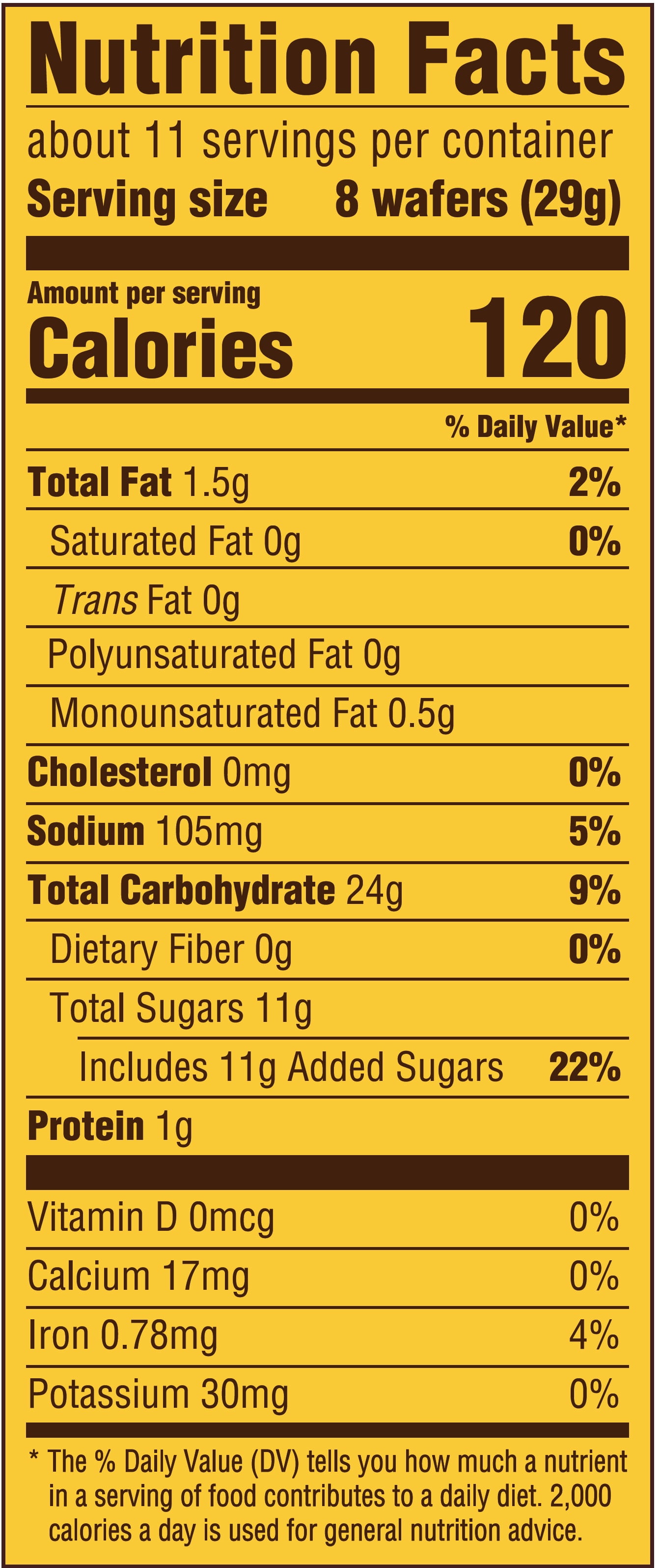 30 Vanilla Wafer Nutrition Label Label Design Ideas 2020