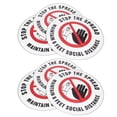 thumbnail image 4 of Warning Wall Sticker Social Distancing Floor Sticker Distancing Signage Public Area Sign Sticker 2 Sets Social Distancing Sign Keep Distance Wall Sticker For Home Supermarket, 4 of 8