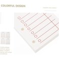 thumbnail image 2 of GFDYREE 4pcs Binder Schedule Core School Stationery Pages Home Daily Cm Cores Filler Detachable Line Spiral X Student Pads Loose- Pocket Goal Office Mini Supplies Journal Rings Hole, 2 of 7