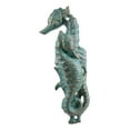 thumbnail image 5 of Nautical Coastal Marine Cast Iron Verdigris Seahorse Door Knocker Sea Horses, 5 of 10