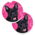 thumbnail image 1 of Ensemble Kelpie Australien Rose de Sous-Verre de Voiture Porte-Gobelet 2, 1 of 1
