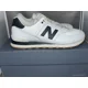 thumbnail image 4 of New Balance U574FBS White Grey All Leather Men's Athletic Sneakers Size 9 M, 4 of 6