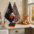 thumbnail image 4 of RITZ 100% Cotton Halloween Kitchen Towels, Set of 4, Stamped Skull Dish Towels Set, 4 of 6