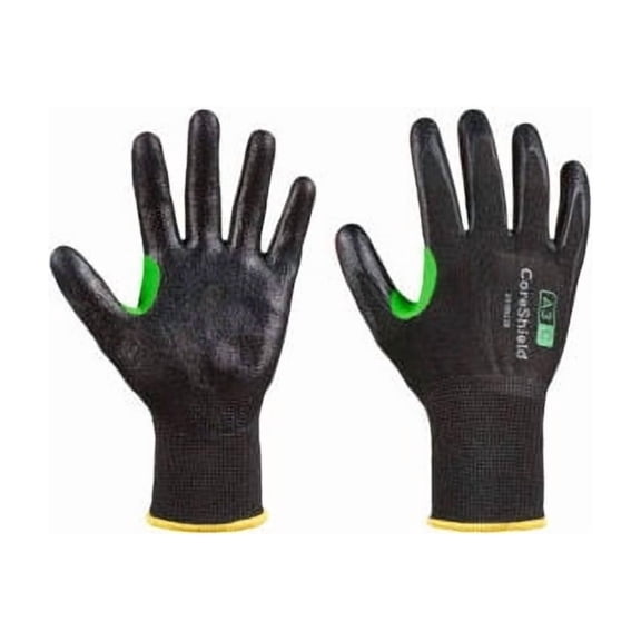 North Safety B2334348 CoreShield 23-0913B-9L Cut Resistant Smooth Nitrile Coating A3-C Gloves - Size 9