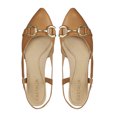 thumbnail image 2 of Balerina Para Mujer CASTALIA Camel con Detalle Dorado 157-21 CASTALIA  157-21, 2 of 2
