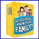 thumbnail image 1 of Versión completa en inglés de la tarjeta de juego de rompecabezas informal ¿Conoces realmente a tu familia?, 1 of 5