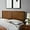 Walnut, variant on MOD-6220-BLK Archie Twin Wood Headboard, Black