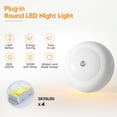 thumbnail image 3 of FERSWE Night Light, Night Lights Plug into Wall, Dusk to Dawn Sensor Warm White Led Night Light 0.5W, 2 Pack Nightlight for Adults, Bedroom, Bathroom, Hallway, Kitchen, 3 of 7