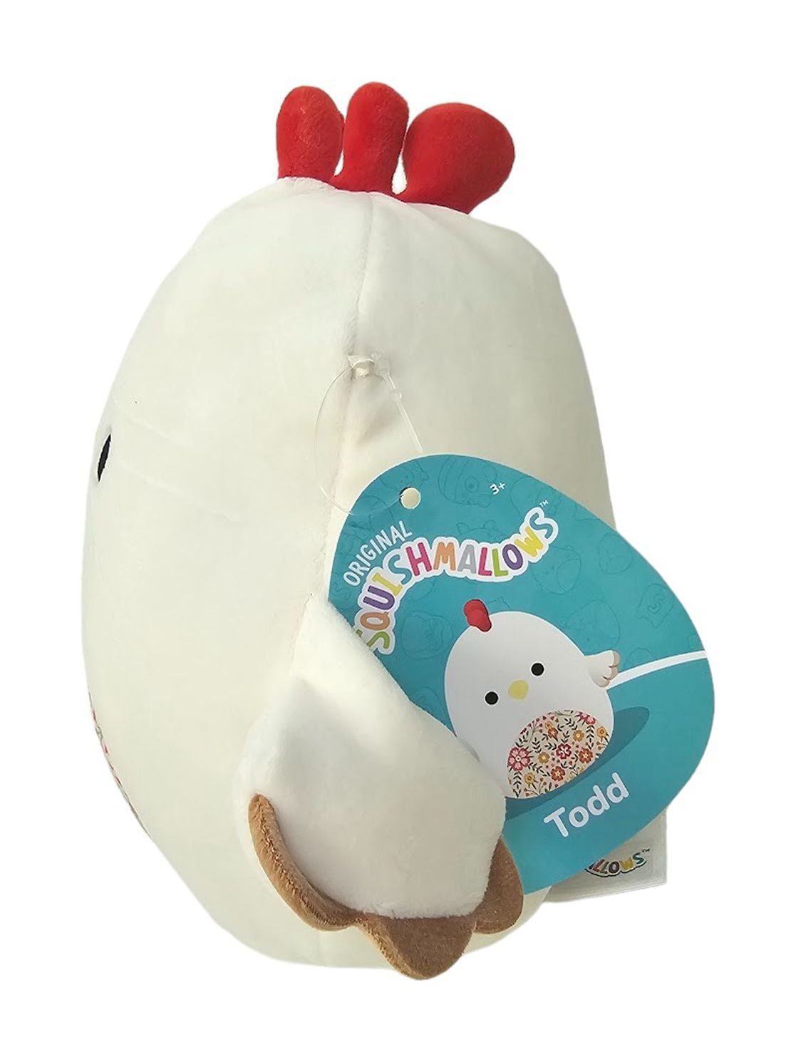 Squishmallows Official Kellytoys Plush 7.5 Inch Todd the Chicken Floral Belly Spring Squad Ultimate Soft Stuffed Toy