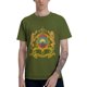 thumbnail image 1 of Camiseta del Reino de Marruecos para hombre, camiseta de moda, camiseta de manga corta de algodón, camiseta patriótica marroquí, camisetas urbanas., 1 of 8