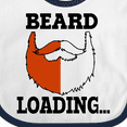 thumbnail image 4 of Inktastic Red Beard is Loading Boys Baby Bib, 4 of 4