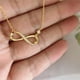 thumbnail image 4 of Collar chapado en plata s925 con 8 palabras incrustadas, cadena de clavícula de joyería simple japonesa y coreana retro europea y americana para mujer, 4 of 6