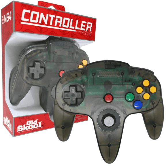 Old Skool N64 Controller for Nintendo 64 - Smoke