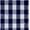 Navy, variant on Gingham Checkered Poly Cotton 1 Inch Navy Blue Fabric - Sold By The Yard - 57" / 58"