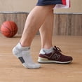 thumbnail image 5 of Basketball Socks Men's Short Boats Socks Thickened Towel Bottom Sweat Absorbing Breathable Outdoor Running Towel Sports Socks-black, 5 of 5