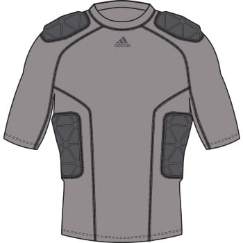 Adidas Adult Techfit Padded Compression Shirt, Color options