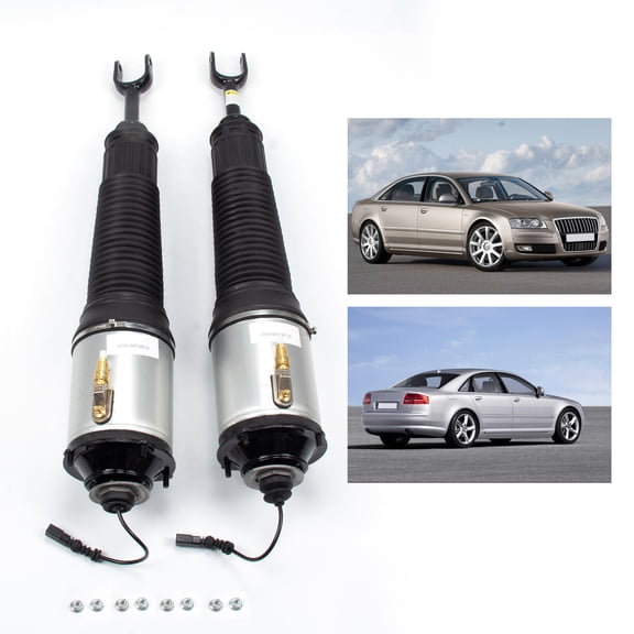A Pair For Audi A8 Quattro Front Air Struts 4E0616039 4E0616040AH 4E0616040AF US