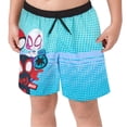 thumbnail image 2 of Bañador para niños Marvel Avengers Spiderman azul verdoso 3T, 2 of 7