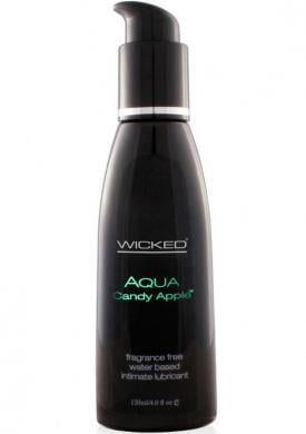 Aqua Candy Apple Flavored H2O-Based Lube - 4 Oz