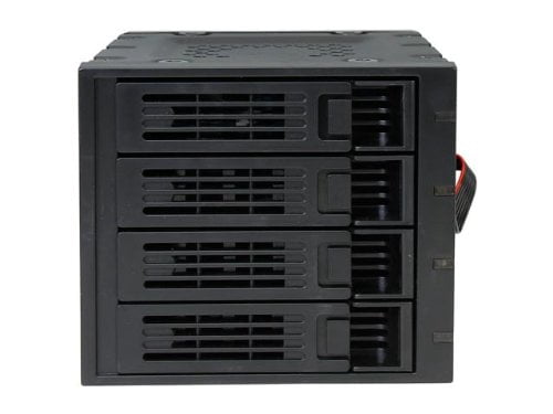 Rosewill 3 x 5.25-Inch to 4 x 3.5-Inch Hot-swap SATAIII/SAS Hard Disk Drive Cage - Black (RSV-SATA-Cage-34)