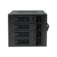 thumbnail image 2 of Rosewill Caja Para Unidad De Disco Duro Sataiii/Sas De Intercambio En Caliente De 3 X 5,25 Pulgadas A 4 X 3,5 Pulgadas - Negro (Rsv-Sata-Cage-34), 2 of 5