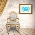 thumbnail image 3 of Carr, Hailey 32x23 Gold Ornate Wood Framed with Double Matting Museum Art Print Titled - Neon Heart Wings AW, 3 of 4