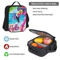 thumbnail image 5 of Disketp Tropical Flamingo Summer Large Capacity Backpack Lunch Bag Pencil Case Combination 3 Piece Set for Student, 5 of 7