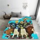 thumbnail image 5 of Manta de viaje de felpa suave de Wild Kratts para dormitorio, sala de estar, sofá, oficina, regalo para todas las estaciones para mujeres, hombres, niñas y niños., 5 of 7