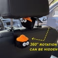 thumbnail image 3 of MaPctSy Car Hook Soot Sprite Plush Vehicle Hooks for Purses and Bags, 2pcs, 3 of 6