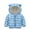 Blue, variant on Dyfzdhu Girls Jacket Coat Bear Hooded Winter Outerwear Print Cartoon Boys Ear