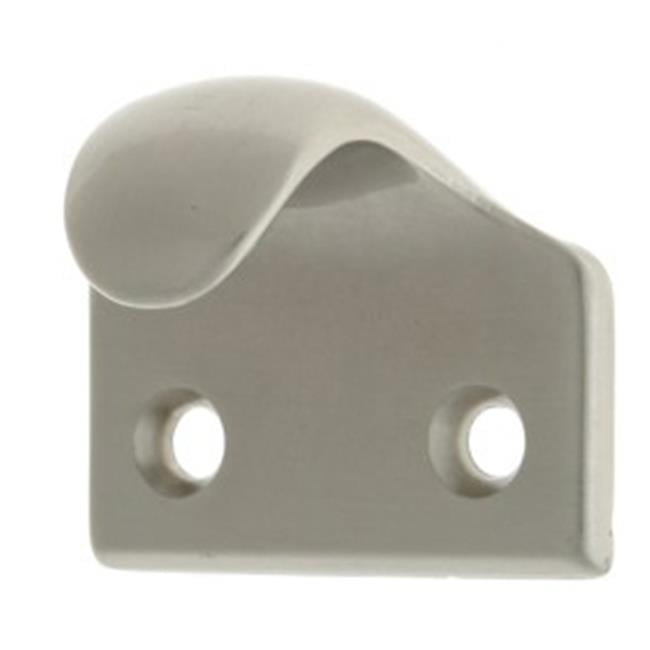 Idh By St. Simons 3-3/4 In. Solid Brass Fancy 3-Ring Base Door Stop In Polished Brass 13013 003