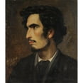 thumbnail image 3 of Ludwig Thiersch 15x17 Black Modern Framed Museum Art Print Titled - Portrait of Gysis (1865), 3 of 5