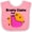Pink and White, variant on Inktastic Drama Llama Boys or Girls Baby Bib