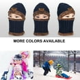 thumbnail image 5 of Viworld Kids Winter Warm Knit Beanie Hat and Circle Scarf Set with Fleece Lining for Children Boys Girls, 5 of 7