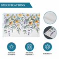 thumbnail image 6 of Floral Eucalyptus Leaves Placemats Set of 6, Summer Botanical Watercolor Daisy Placemats for Dining Table, Place Mats for Kitchen Tabletop, Waterproof Wipeable Dining Table Mats Set, 6 of 9