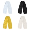 thumbnail image 2 of Liyamei Girls Lightweight Cargo Pants with Wide Leg and Draped Pleats for Casual Wear Size 5-16 Years, 2 of 7