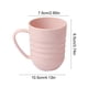thumbnail image 3 of CaiYueKe Plastic Drinking Cup with Handle, Striped Household Mouthwash Cup, Creative Bathroom Cup, Durable Food Grade Cup for Daily Use, Easy Clean Dishwasher Safe, 3 of 7