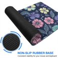 thumbnail image 6 of Long Mouse Pads for Desk,Pioneer Flower Floral Print Pattern Desk Mats on Top Of Desks, Desk Mouse Pad Extra Large with 3mm Non-Slip Base and Stitched Edge for Gaming,Office,Work,Home 31.5"x15.7", 6 of 6