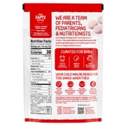 (2 pack) Happy Baby Organics Yogis Strawberry Freeze-Dried Yogurt and Fruit Bites Pouch, 1 oz