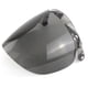 thumbnail image 1 of Open Face Helmet Visor Motorcycle Helmet Bubble Lens 3-Snap Bubble Wind Visor, 1 of 5