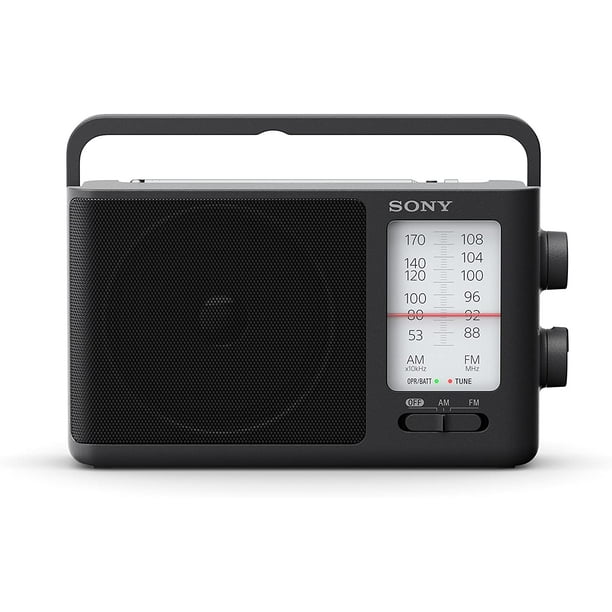 Sony ICF-506 Analog Tuning Portable FM/AM Radio, Black - Walmart.ca