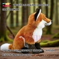 thumbnail image 2 of PuffPurrs Lifelike Red Fox Plush Toy, Realistic Soft and Fluffy Teddy Stuffed Wild Animal, Cute Red Fox Collectible Unique Toy Gift, 27CM/10 Inch, 2 of 3