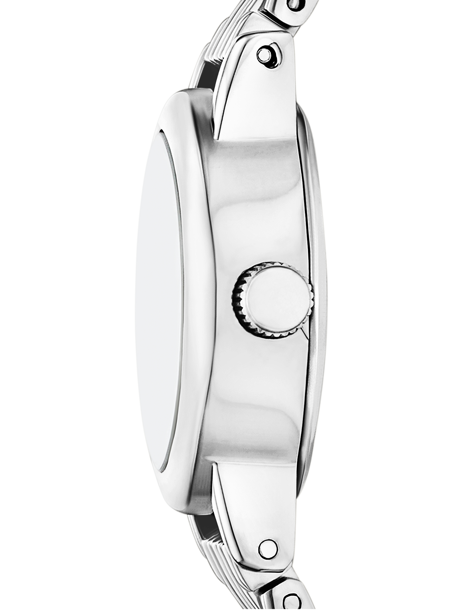 Folio Women’s 2pc Watch & Bracelet Set; 28mm Oval Case, Metal Bracelet, Silver FMDAL1222