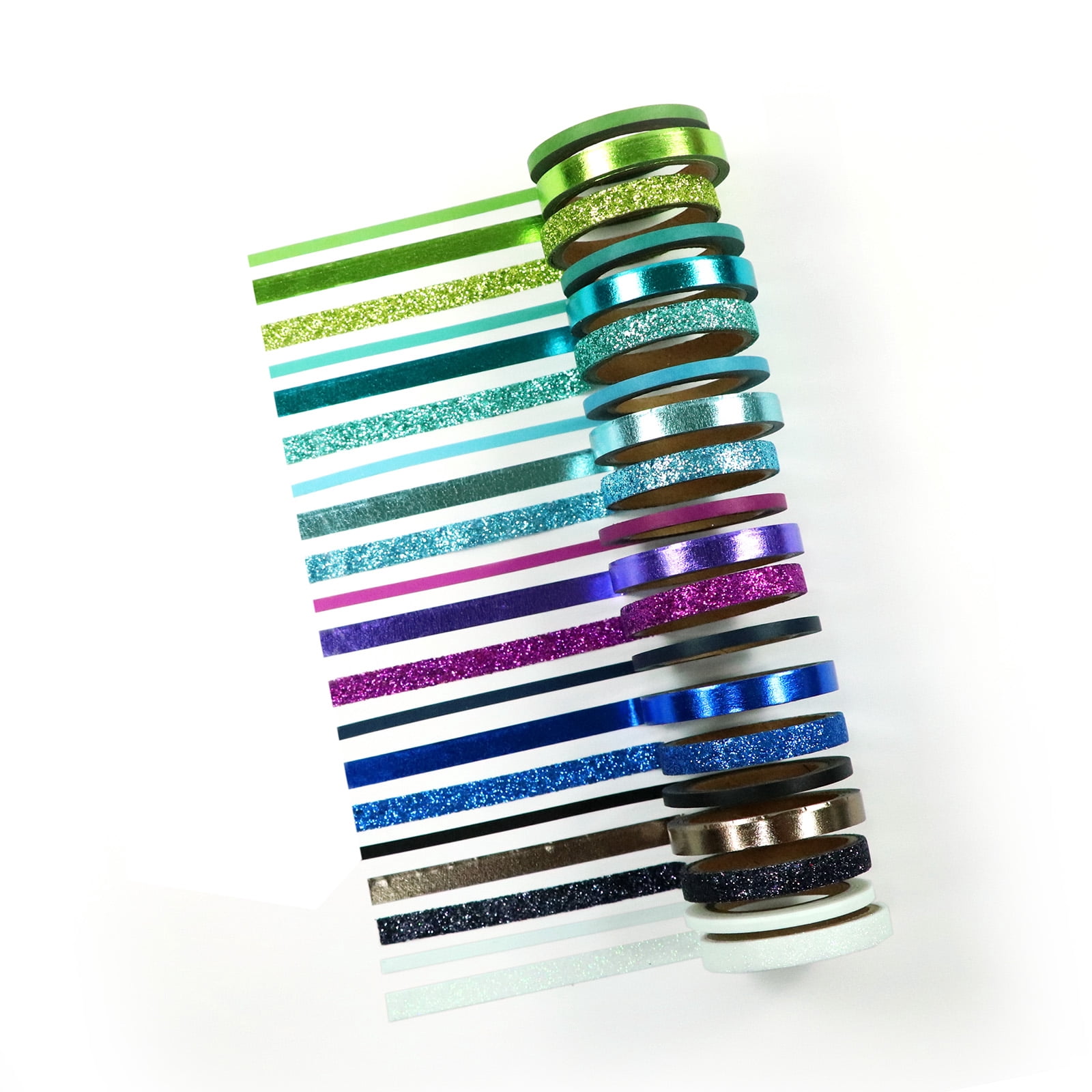 Recollections Blues Narrow Crafting Tape Set, 12 Packs: 20 ct. (240 total)