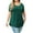 Dark Green, variant on VERABENDI Women's Plus Size Tops Summer Short Sleeve Loose Fit Tunic Blouses Floral Flowy Shirts,1X/2X/3X/4X